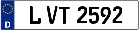 Truck License Plate